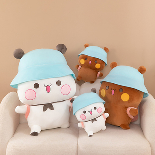 可爱一二布布毛绒玩具玩偶公仔抱枕表情动漫二L次元卡通情侣礼物