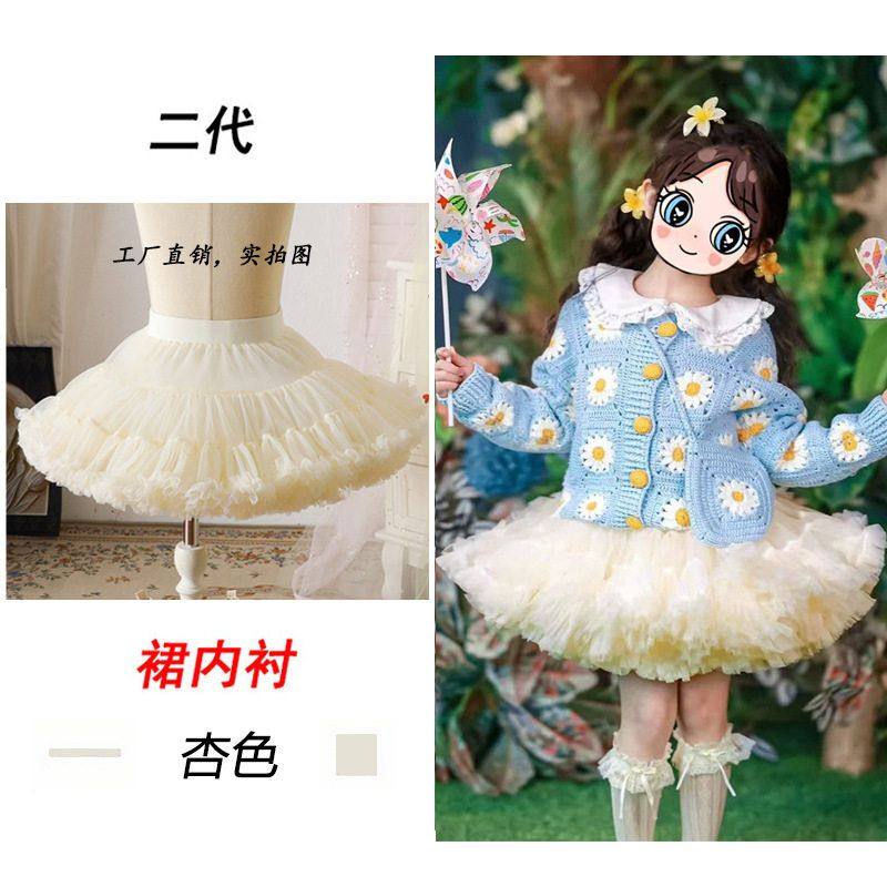 法国女童tutu裙春夏宝宝公主半身裙洋气儿童兔兔裙婴儿纯色蓬蓬裙