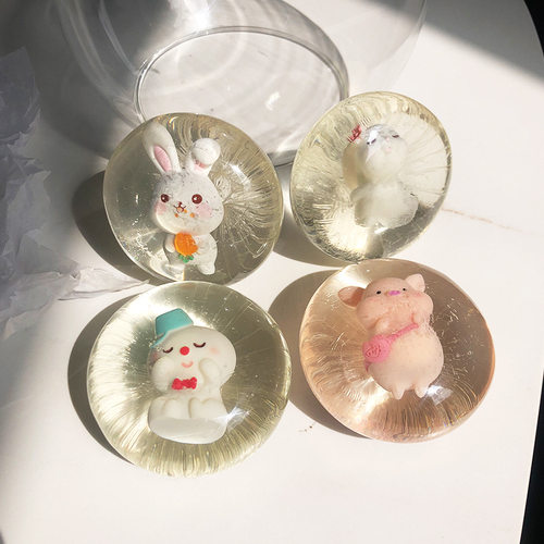 可爱动物公仔氨基酸手工皂儿童洗手洗脸洗澡兔子香皂