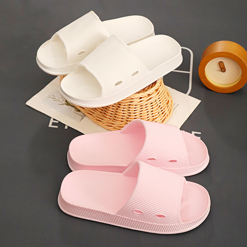 简约纯色拖鞋女夏季室内家居浴室踩屎感防滑静音简约情侣洗澡拖鞋