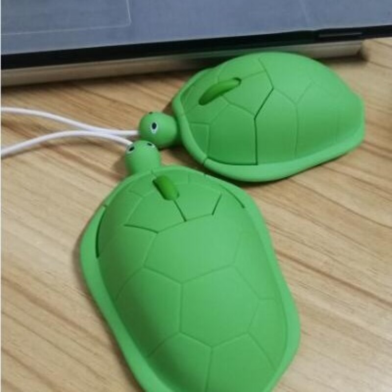 小乌龟鼠标电竞鼠标绿乌龟王八鼠有线鼠标