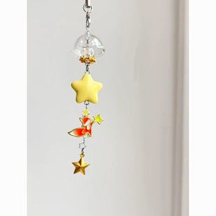 【比邻星】手作串珠丁程鑫印象款风铃ins手机链可爱咕本手工挂件