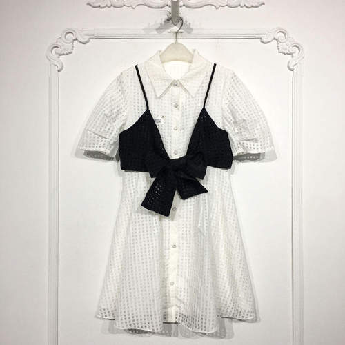M.L系列 8221S283 时尚连衣裙品牌女装折扣颦