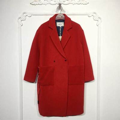 夏系列 8126S133 时尚毛呢外套品牌女装折扣颦