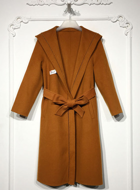 奥D系列 LM09071 时尚羊毛双面呢毛呢外套品牌女装折扣颦