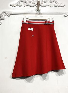 欧系列 D81061 时尚半身裙品牌女装折扣颦