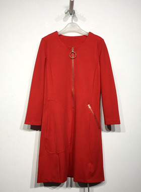 莫KN系列 D88147 时尚连衣裙品牌女装折扣