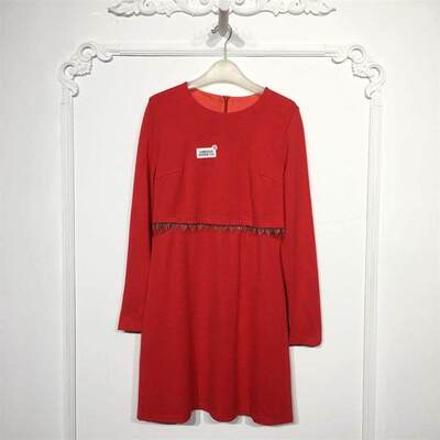 珂P系列 8084S133 时尚连衣裙品牌女装折扣颦