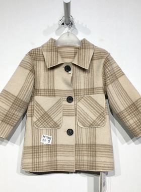 容系列 PF11525 时尚双面呢外套品牌童装折扣