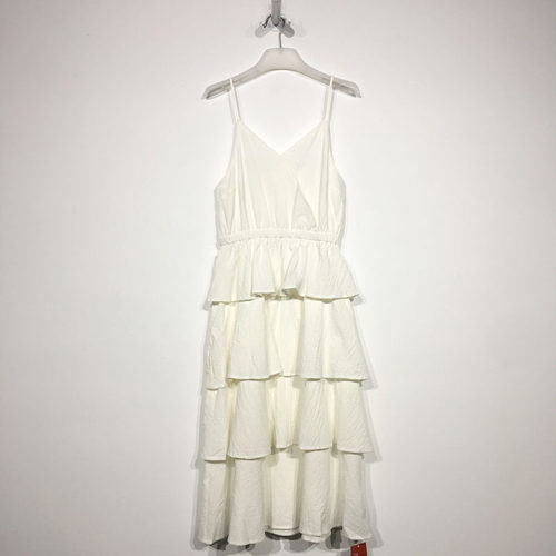 GP系列 D86592 时尚吊带连衣裙品牌女装折扣颦