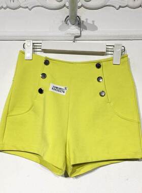 潮系列 8243S276 时尚短裤品牌女装折扣颦