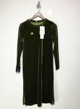 潮系列 Z01-A01363 时尚连衣裙品牌女装折扣颦