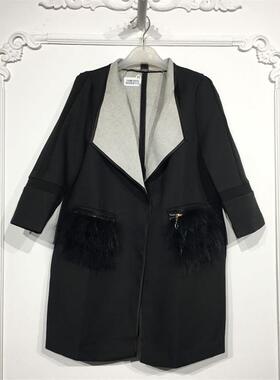 珂P系列 8085S113 时尚风衣外套品牌女装折扣颦