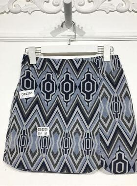 潮系列 D92200 时尚短裙品牌女装折扣颦