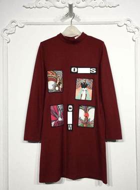 UGC系列 8163S095 时尚连衣裙品牌女装折扣颦