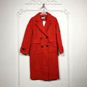 8024S125 时尚 长款 潮系列 毛呢外套品牌女装 折扣颦