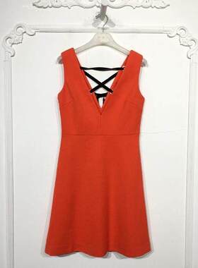 欧系列 8121S164 时尚连衣裙品牌女装折扣颦