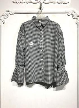 网红系列 D84018 时尚衬衫品牌女装折扣颦