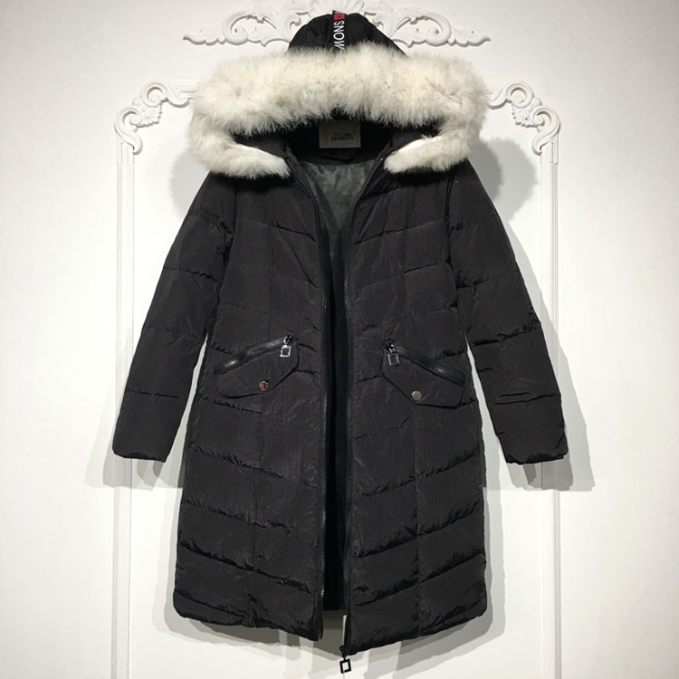 潮系列 8279S171 时尚真毛领羽绒服品牌女装折扣颦