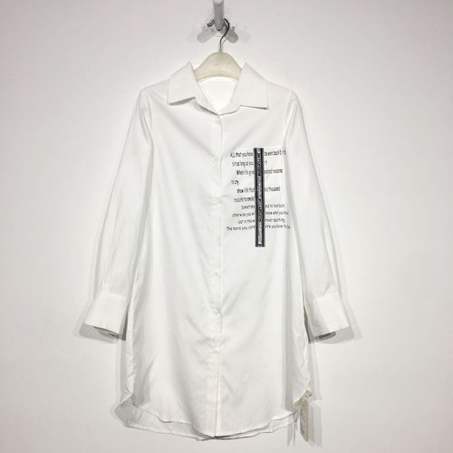 C系列 D89123 时尚长款衬衫品牌女装折扣颦