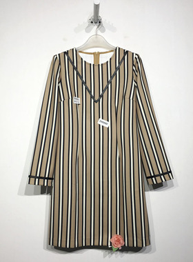 需哈XX系列 D95850 时尚连衣裙品牌女装折扣备