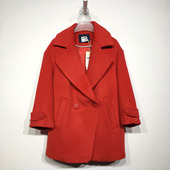 潮系列 折扣颦 毛呢外套品牌女装 D98246 时尚