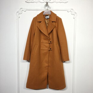 毛呢外套品牌女装 时尚 折扣颦 8127S290 米LD系列