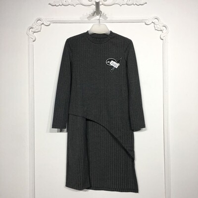 M.L系列 8164S222 时尚针织连衣裙品牌女装折扣颦