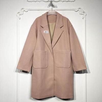 N系列 8246S104 时尚毛呢外套品牌女装折扣颦