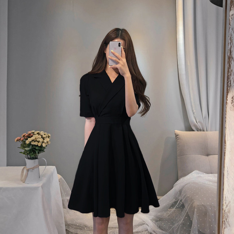 브이넥 수유복 쉬폰 여름 나들이 패션 슬림핏 한국식 슬리밍 산후 플러스 사이즈 수유 스커트