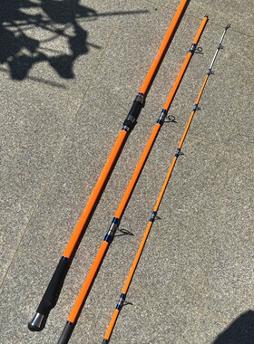 4.2m4.5米超硬碳素沙滩远投竿surf鱼竿全富士并继大物远投杆抛竿