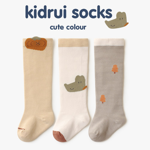 婴儿袜子春秋纯棉松口无骨