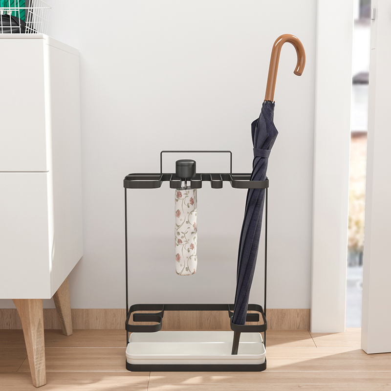 雨伞收纳架家用门口小型雨伞架商用沥水门口置伞架伞桶放伞置物架