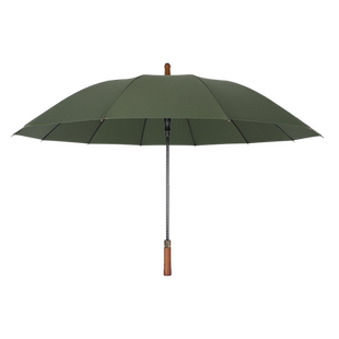 12骨实木长柄高端定制礼品雨伞女超大号加固加厚结实抗风刻字男士