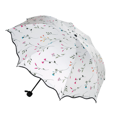 雨伞upf50+超强防紫外线黑胶
