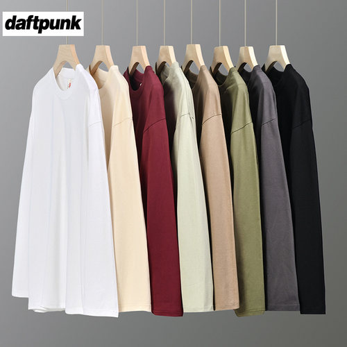 280G重磅长袖t恤男女打底衫春季