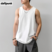 重磅240g纯棉背心男士 夏季 外穿运动健身重磅无袖 美式 t恤坎肩汗衫