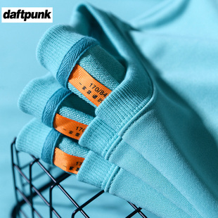 显白湖绿色300g重磅毛圈布圆领卫衣女春秋季 男女上衣服薄 纯色长袖