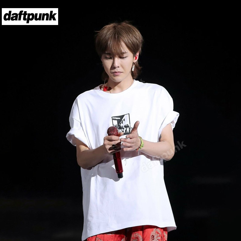 权志龙明星同款短袖T恤男女韩版宽松圆领GD反战bigbang应援衣服夏