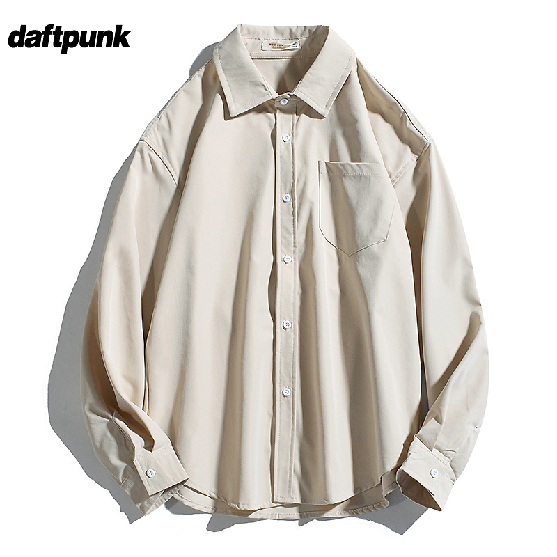 男女长袖衬衫bf百搭翻领