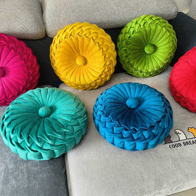 手工材料抱枕富贵复古天鹅绒