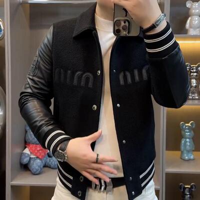 【现货】8218时尚新款潮流修身百搭棒球男士帅气休闲夹克外套上衣