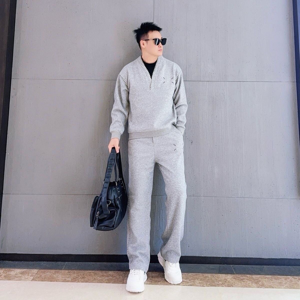 【现货】2697男士卫衣长裤休闲运动套装秋季时尚两件套 - 招财猫男装店2157出品