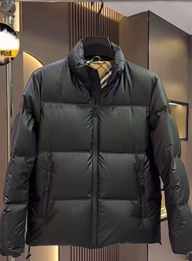 【现货】28016冬季新品立领时尚潮流休闲外套男男士欧货皮鸭绒服