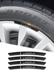适用林肯Z领航员航海家冒险家飞行家汽车轮毂贴划痕遮挡装饰改装