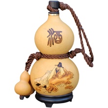 优选芦可装热水天然开口仿古w济公装水随身酒壶挂件大号葫芦瓶摆.