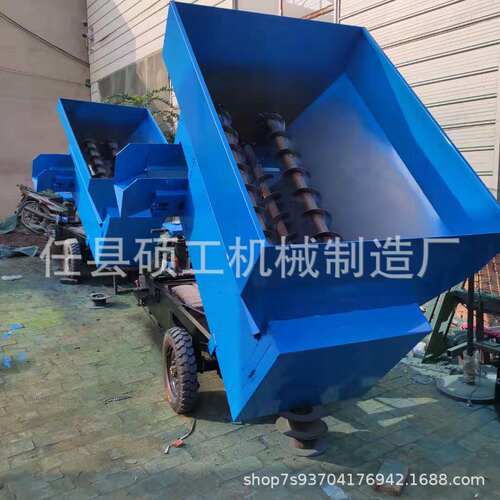 牛舍养殖电动撒料车按场地尺寸做电动撒料车饲料投料自动撒料车