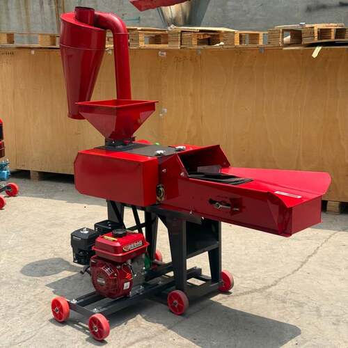 silage chaff cutter machine 8吨养殖饲料铡草揉丝粉碎一体机