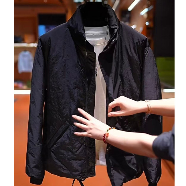 秋冬新款气质百搭保暖通勤设计感立领羽绒服户外休闲轻薄外套潮