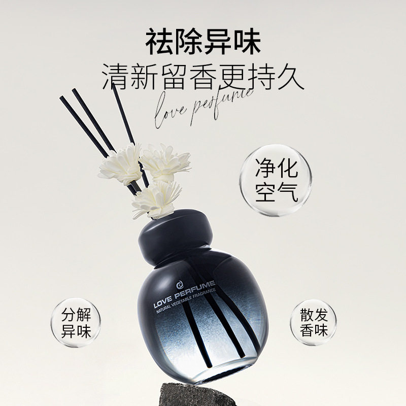 车载香水汽车藤条香薰摆件高档无